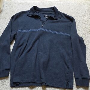Van Heusen Navy 1/4 Zip Up Pullover
